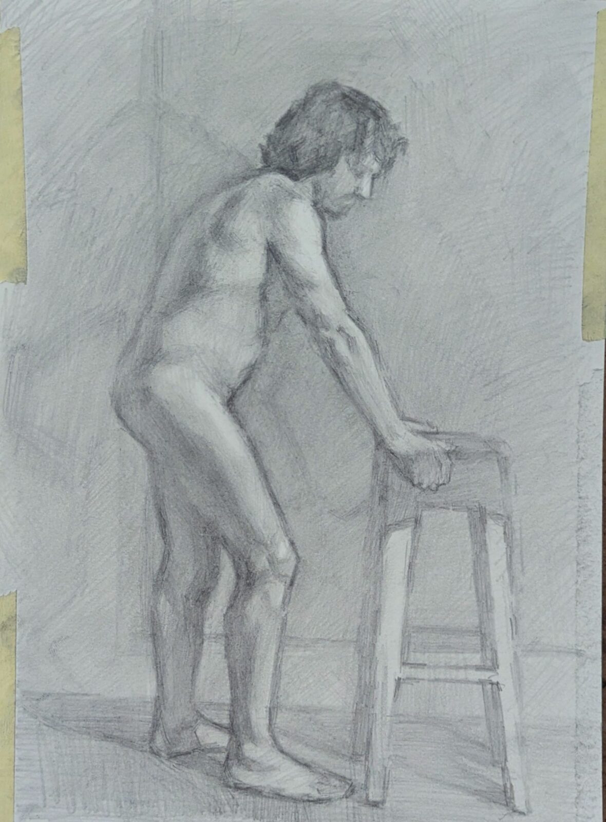 Étude de nu au crayon